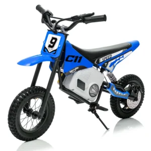 Kerry Yoo C11 36V Electric Dirt Bike, Motorcycle for Kids 12+ - Blue