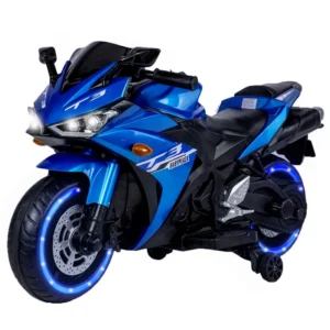 Kids Motorcycle,12V Motorcycle For Kids 3 4 5 6 Years 12V7ah Kids Motorcycle Ride On Toy With Training Wheels